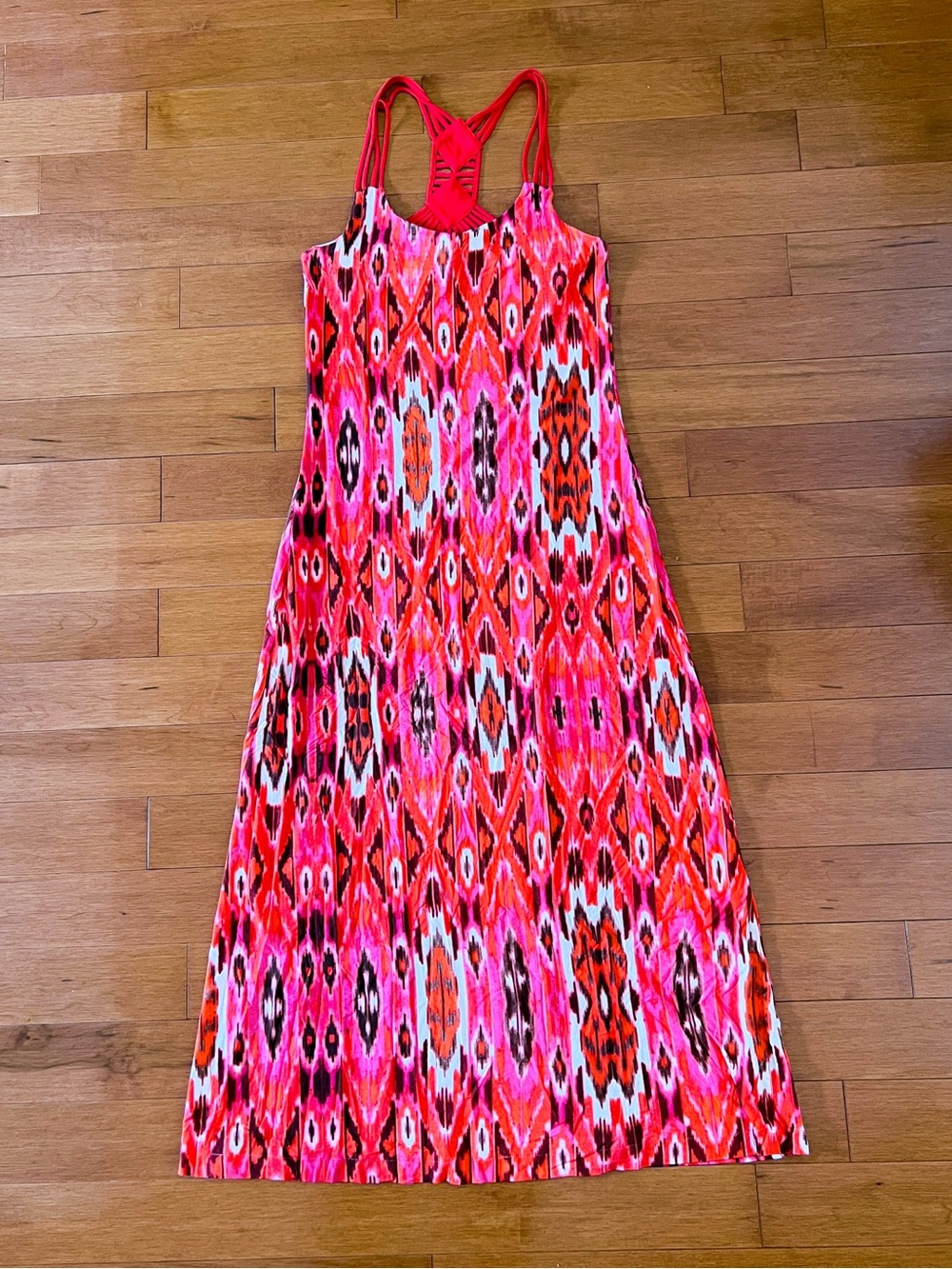 Cynthia Rowley Tribal Print Maxi Dress